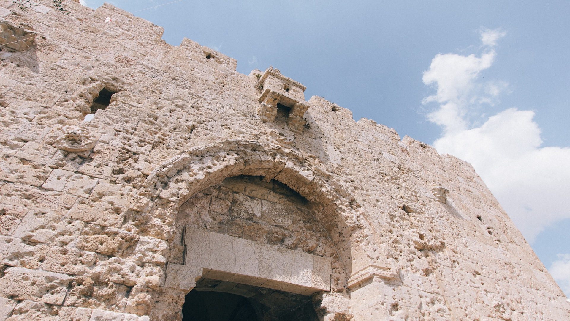 A stone building in Jerusalem, Israel.