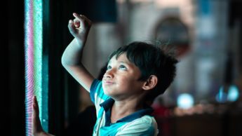 Young orphan boy that God protects as explained in Psalm 68:5