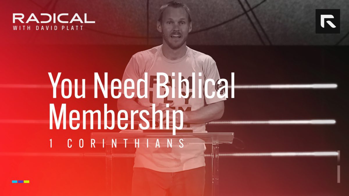 David Platt preaches at McLean Bible Church on 1 Corinthians.