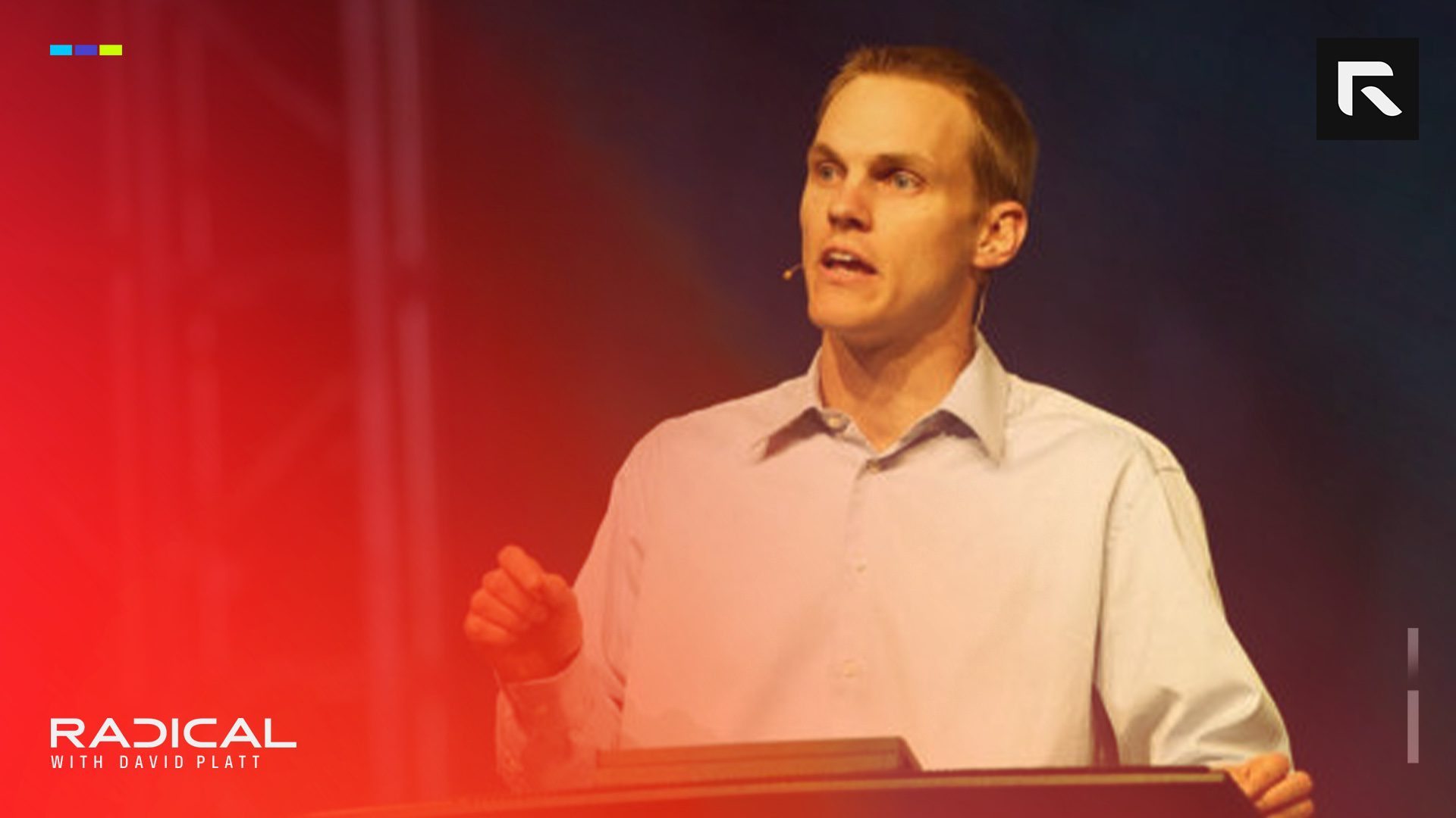 David Platt speaking from a podium