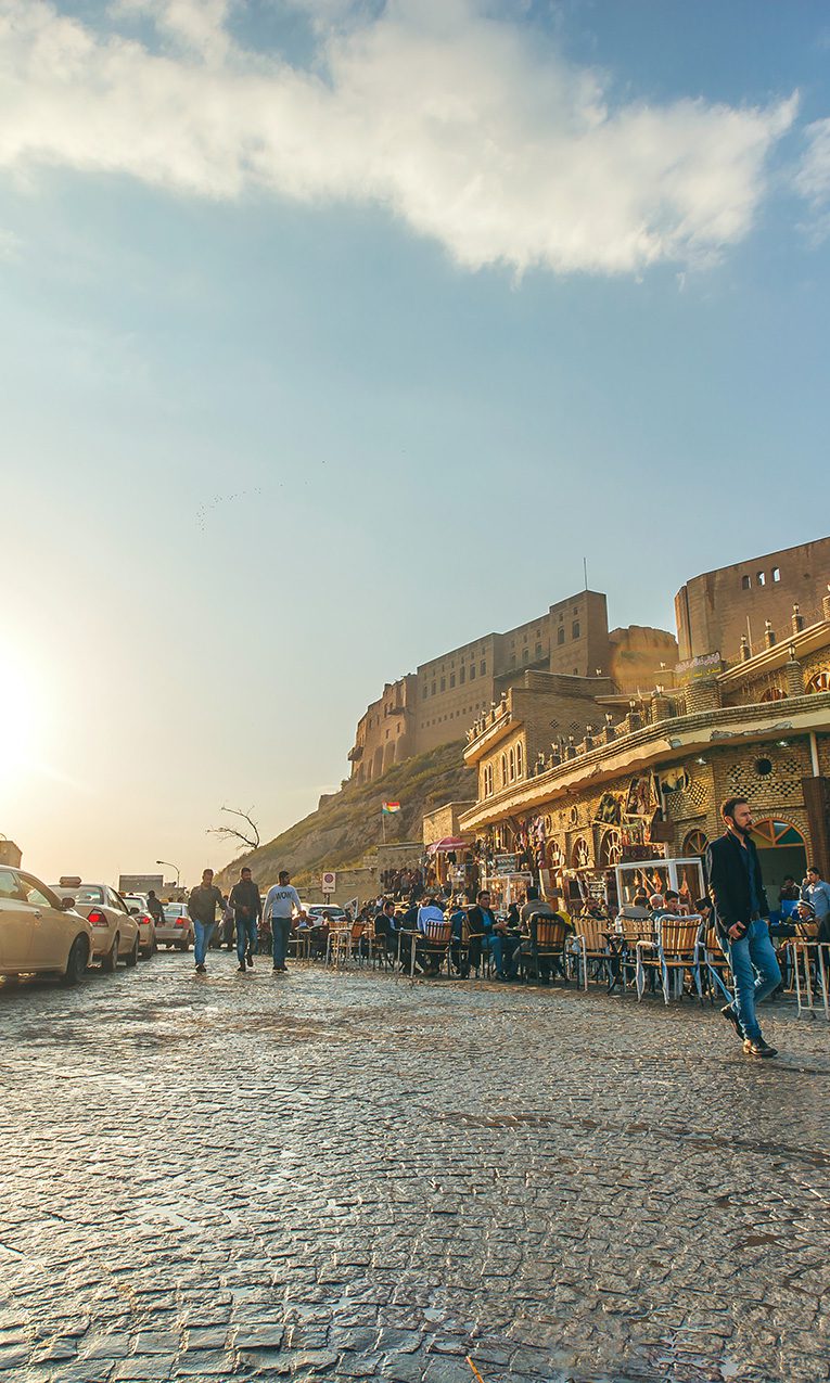 photo of a street in Erbil, Iraq