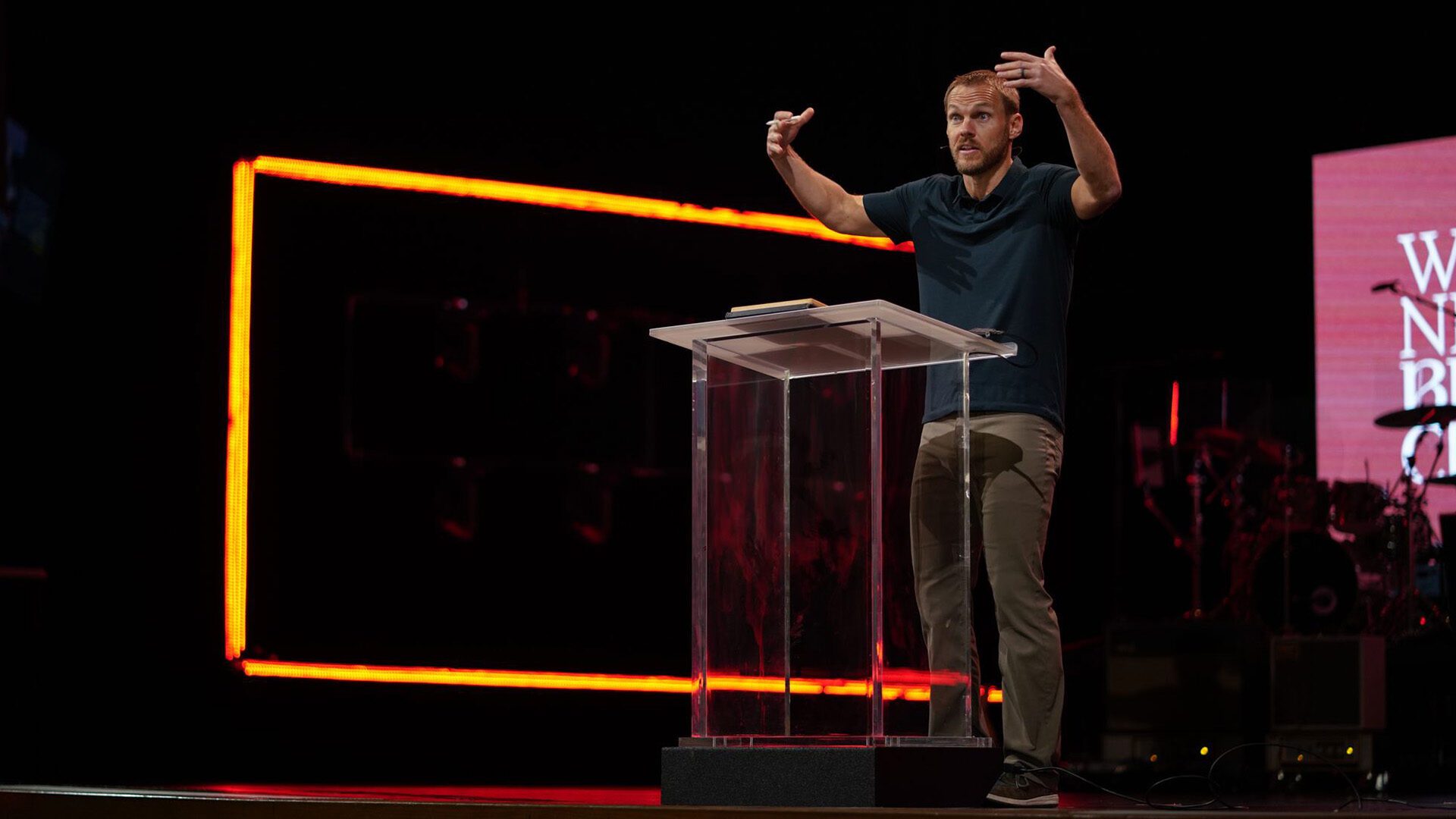 David Platt preaching at McLean Bible Church