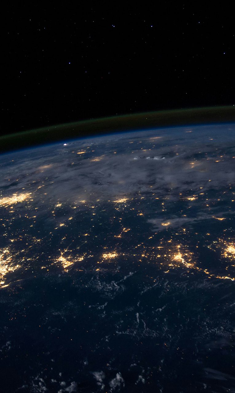 an image of earth from outer space