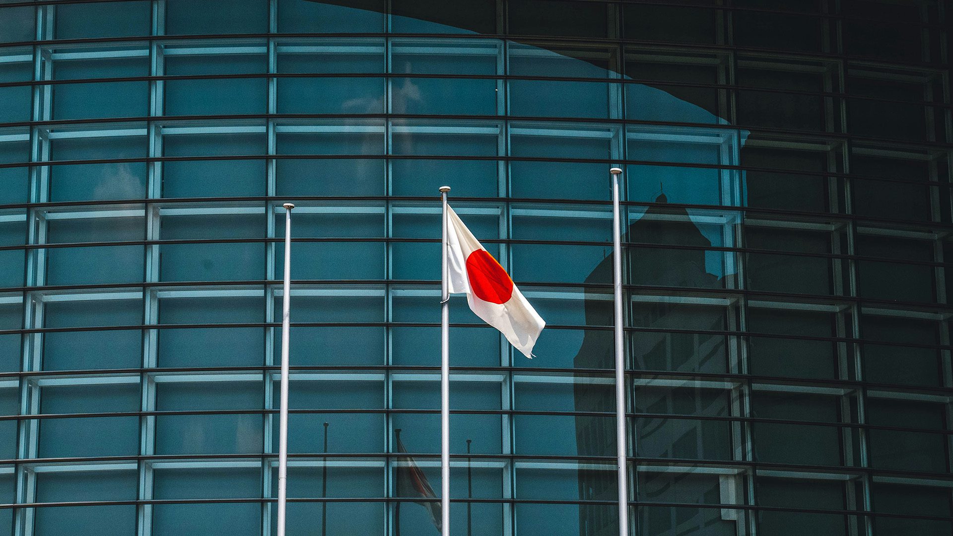 a Japanese flag