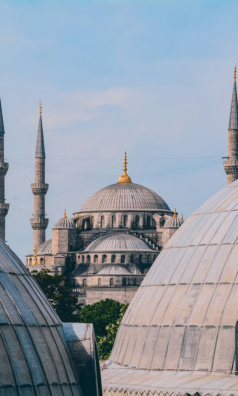 a picture of the Blue Mosque