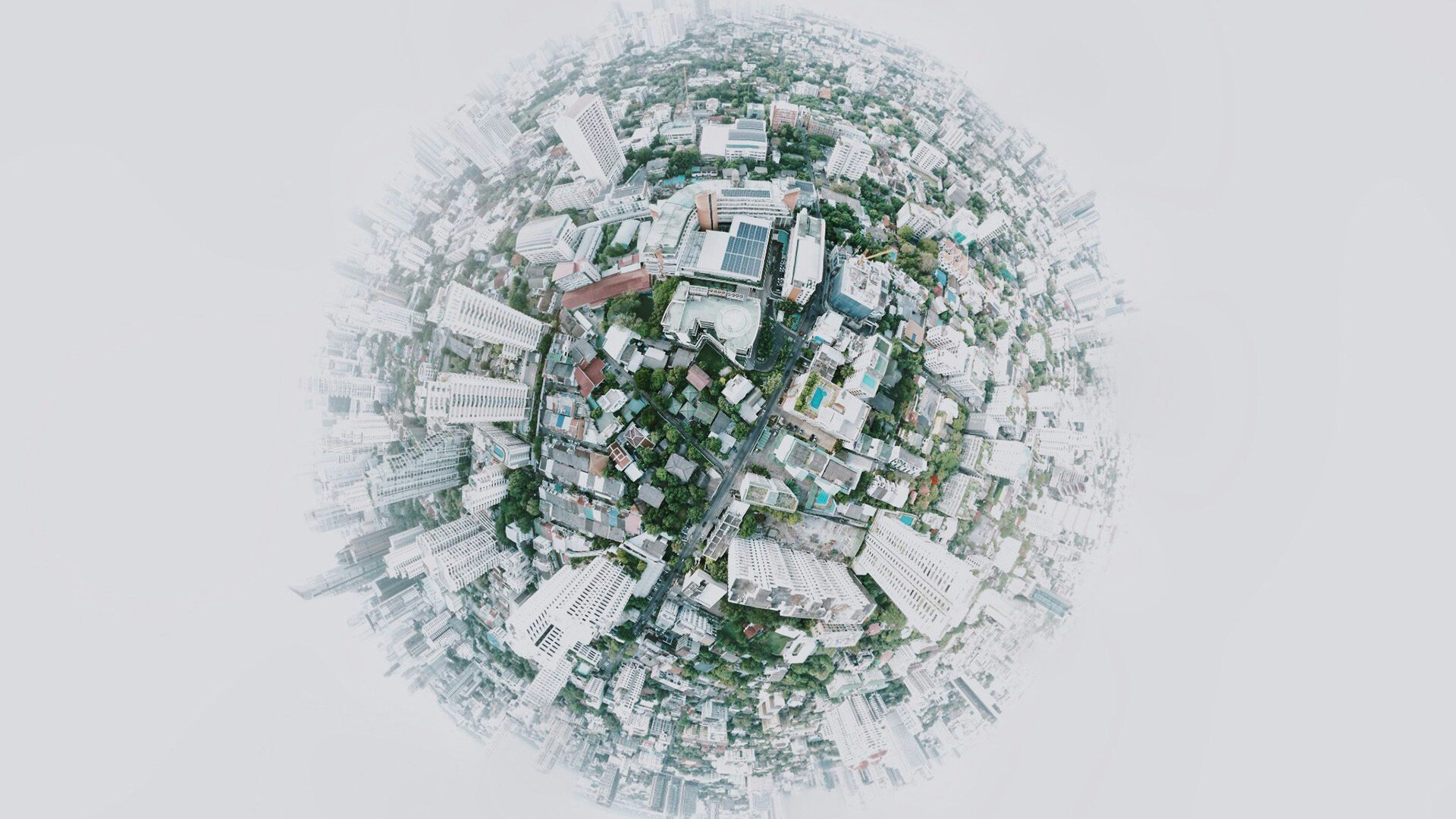 aerial view of a city