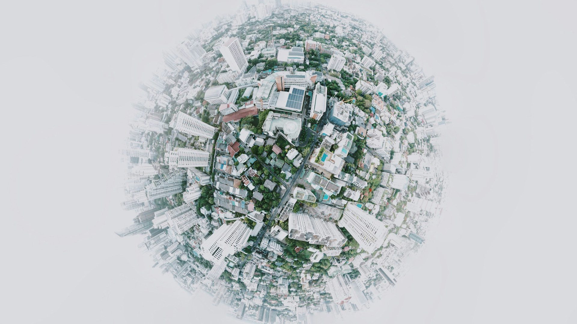 aerial view of a city