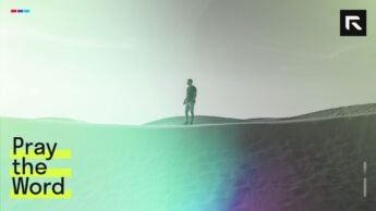 A man in the desert.