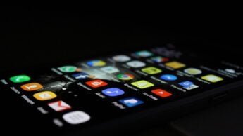 App icons on an Iphone screen.