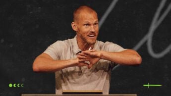 David Platt preaching the sermon, "The Sword of the Spirit".