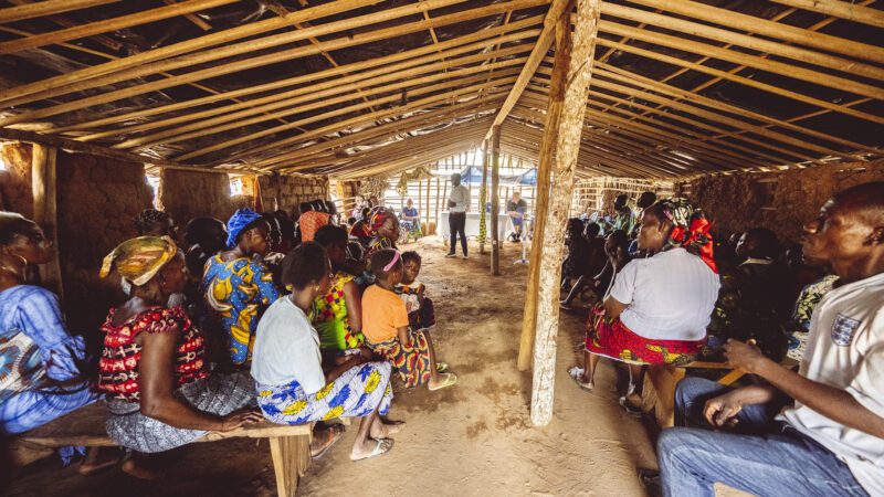A small African church.