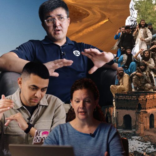 Jamie Dean, Steven Morales, and Ramazan Rafee in Neighborhoods and Nations: Afghanistan.