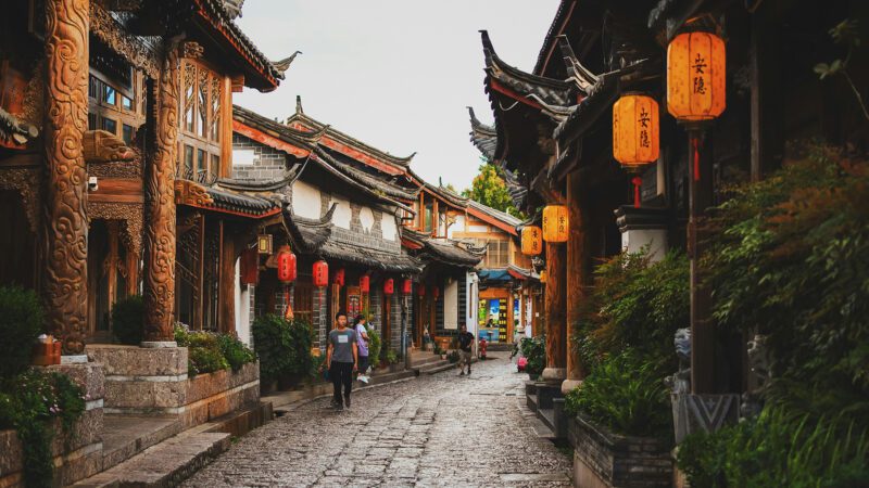 Street in China.