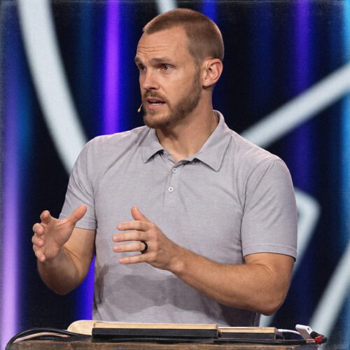 David Platt preaching the sermon “God's Perspective of the Church.”